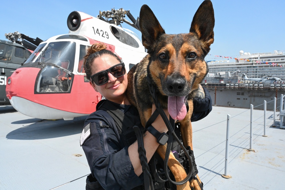 Coast Guard performs shoreside security during Fleet Week 2024