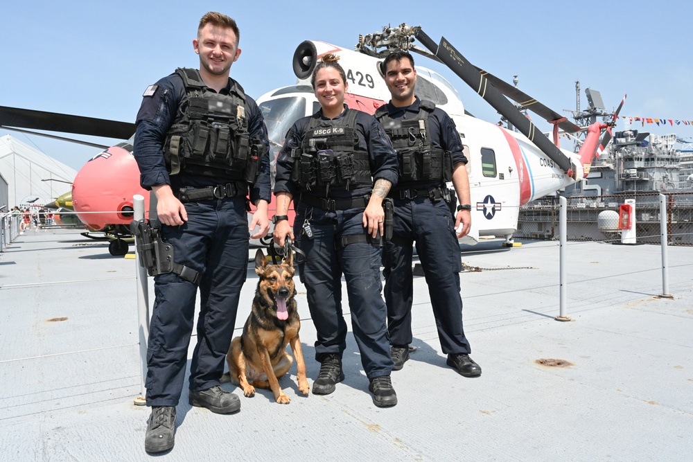 Coast Guard performs shoreside security during Fleet Week 2024