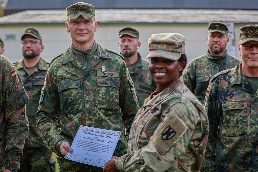 21st TSC Hosts Bundeswehr for German-American Partnership Event