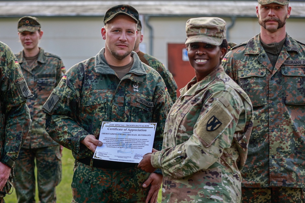 21st TSC Hosts Bundeswehr for German-American Partnership Event