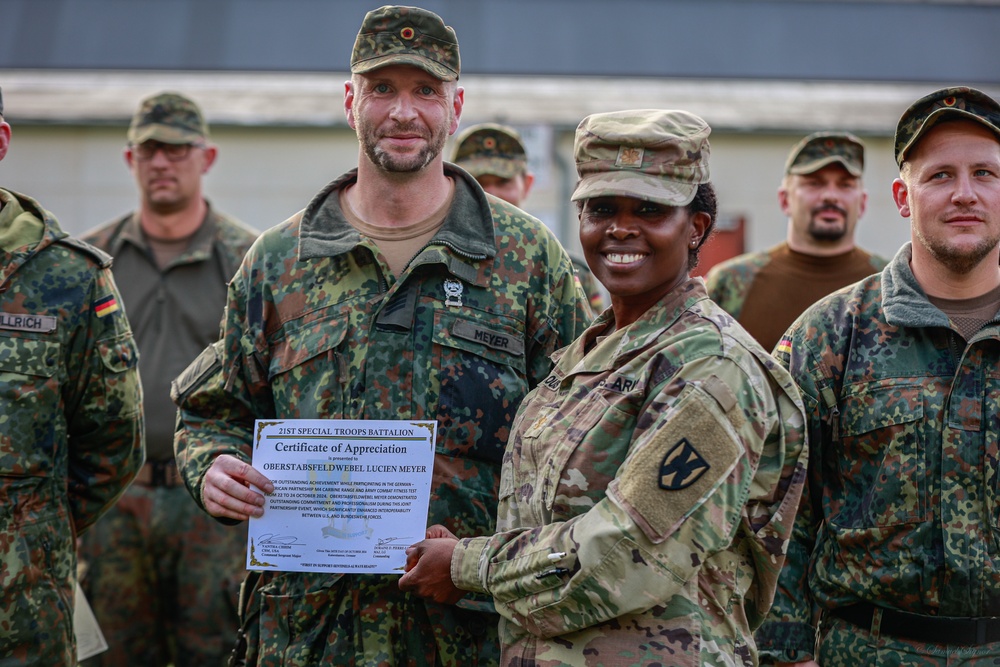 21st TSC Hosts Bundeswehr for German-American Partnership Event