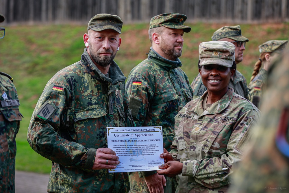 21st TSC Hosts Bundeswehr for German-American Partnership Event