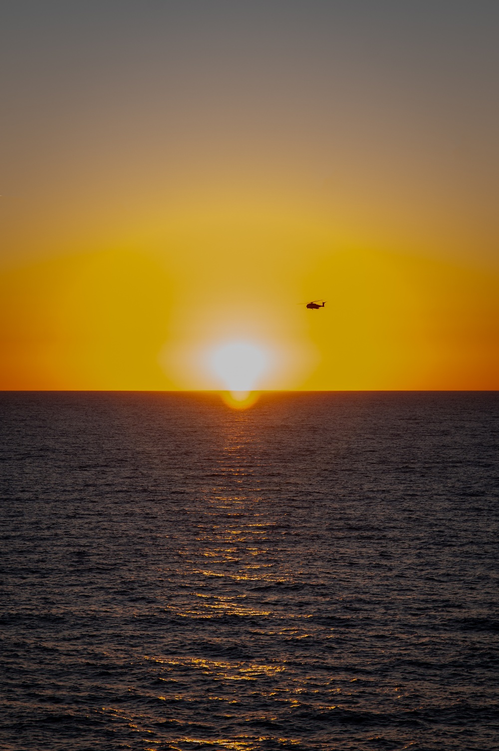 USS New York Sunset Amphibious Operations