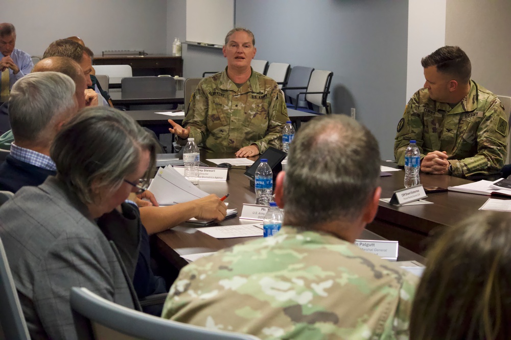 Army PMG visits Fort Belvoir for modernization demo