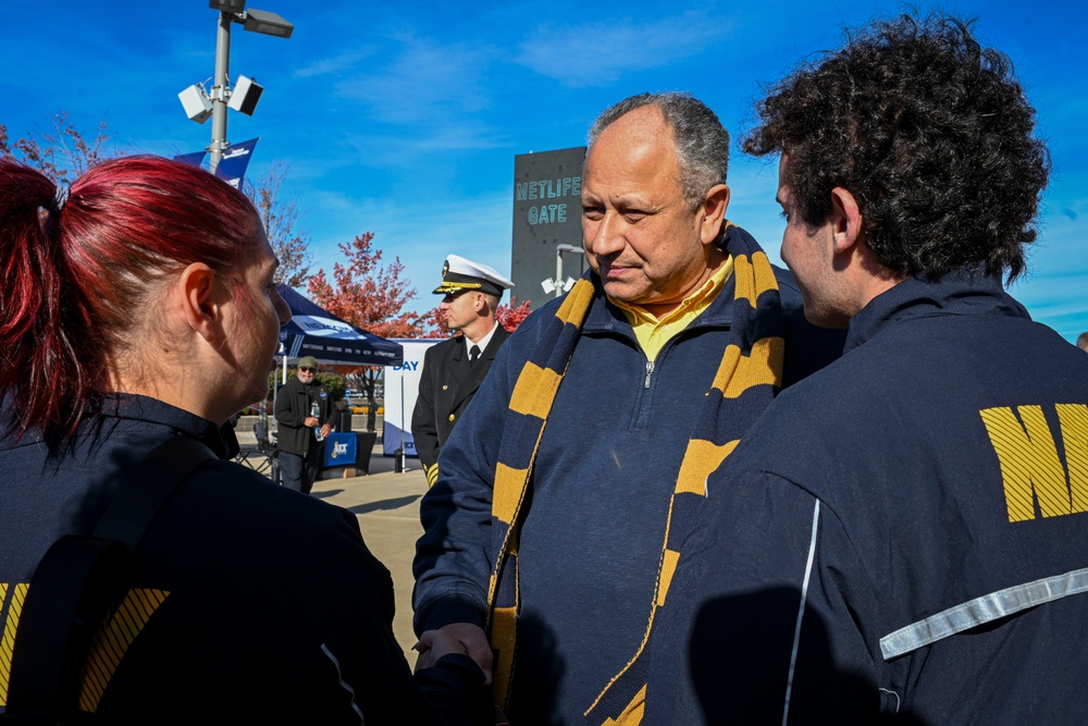 SECNAV Attends USNA - Notre Dame 2024 Football Game