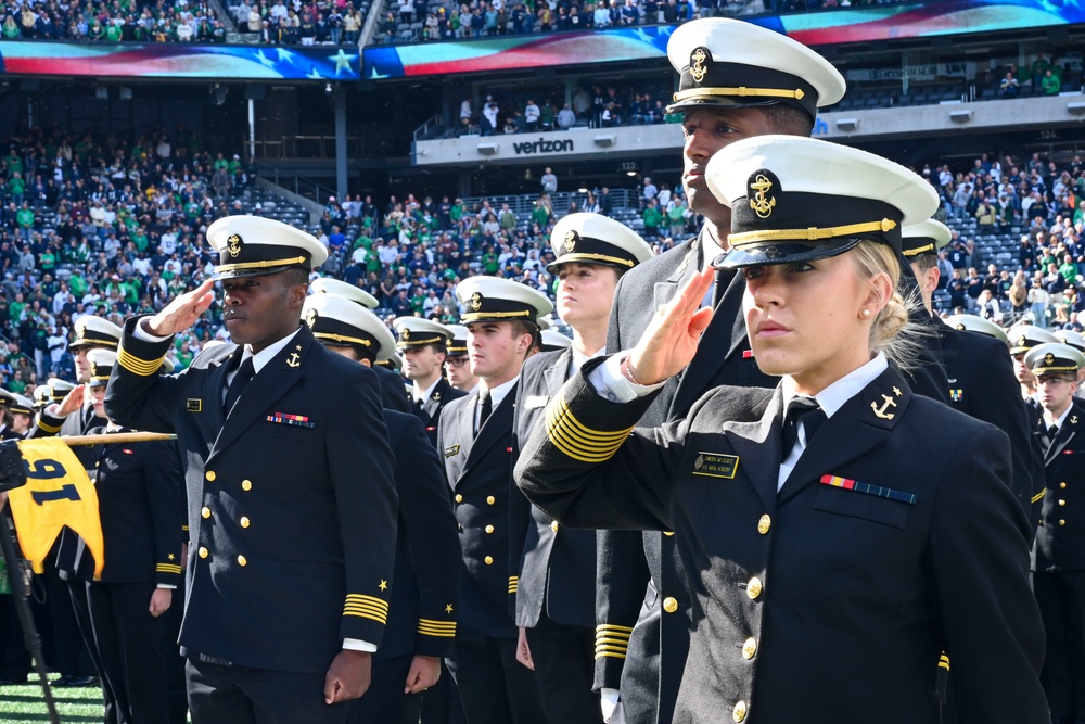 SECNAV Attends USNA - Notre Dame 2024 Football Game