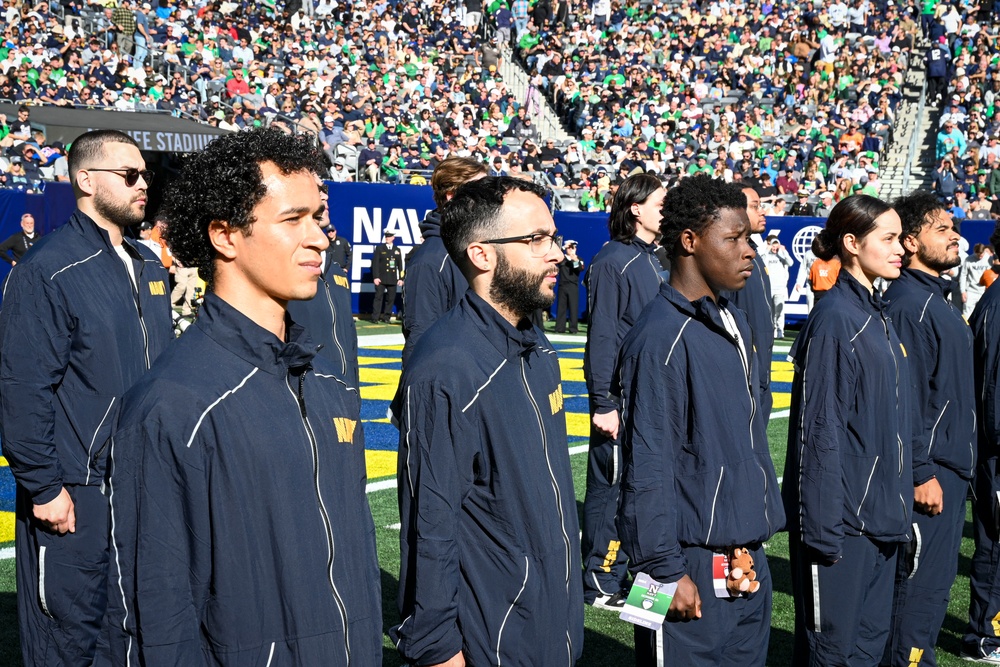 SECNAV Attends USNA - Notre Dame 2024 Football Game