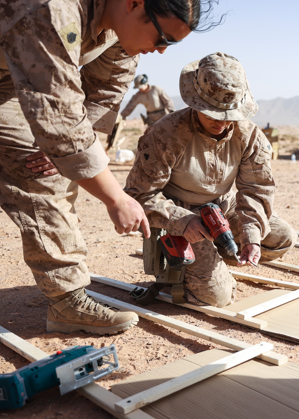 U.S. Marines train for all-female marksmanship SMEE in Jordan