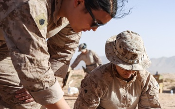 U.S. Marines train for all-female marksmanship SMEE in Jordan