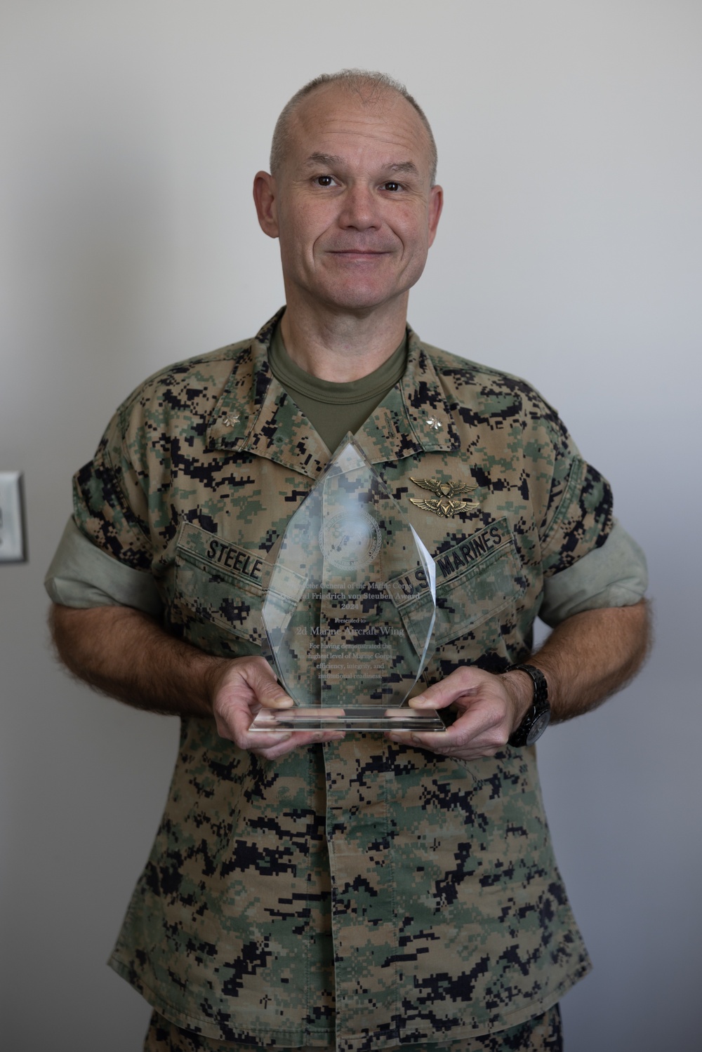 2nd Marine Aircraft Wing recognized for superior inspection performance with General Friedrich von Steuben Superior Unit Performance Award