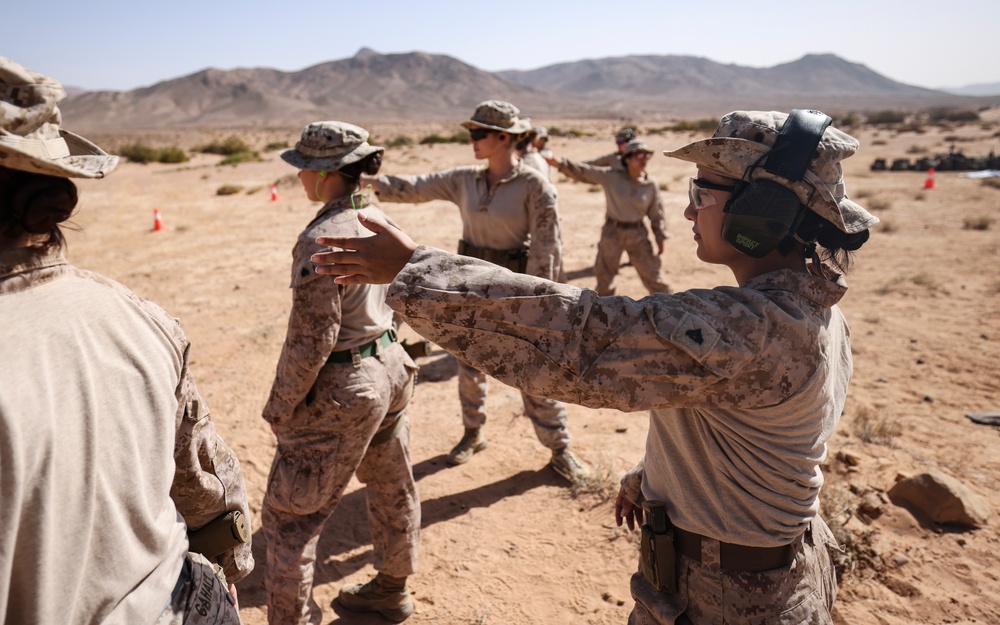 U.S. Marines train for all-female marksmanship SMEE in Jordan