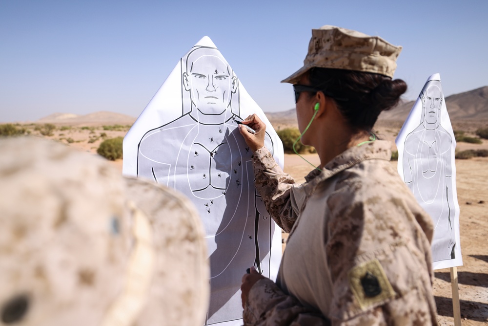 U.S. Marines train for all-female marksmanship SMEE in Jordan