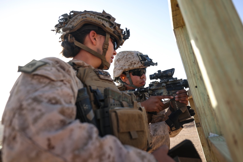 U.S. Marines train for all-female marksmanship SMEE in Jordan