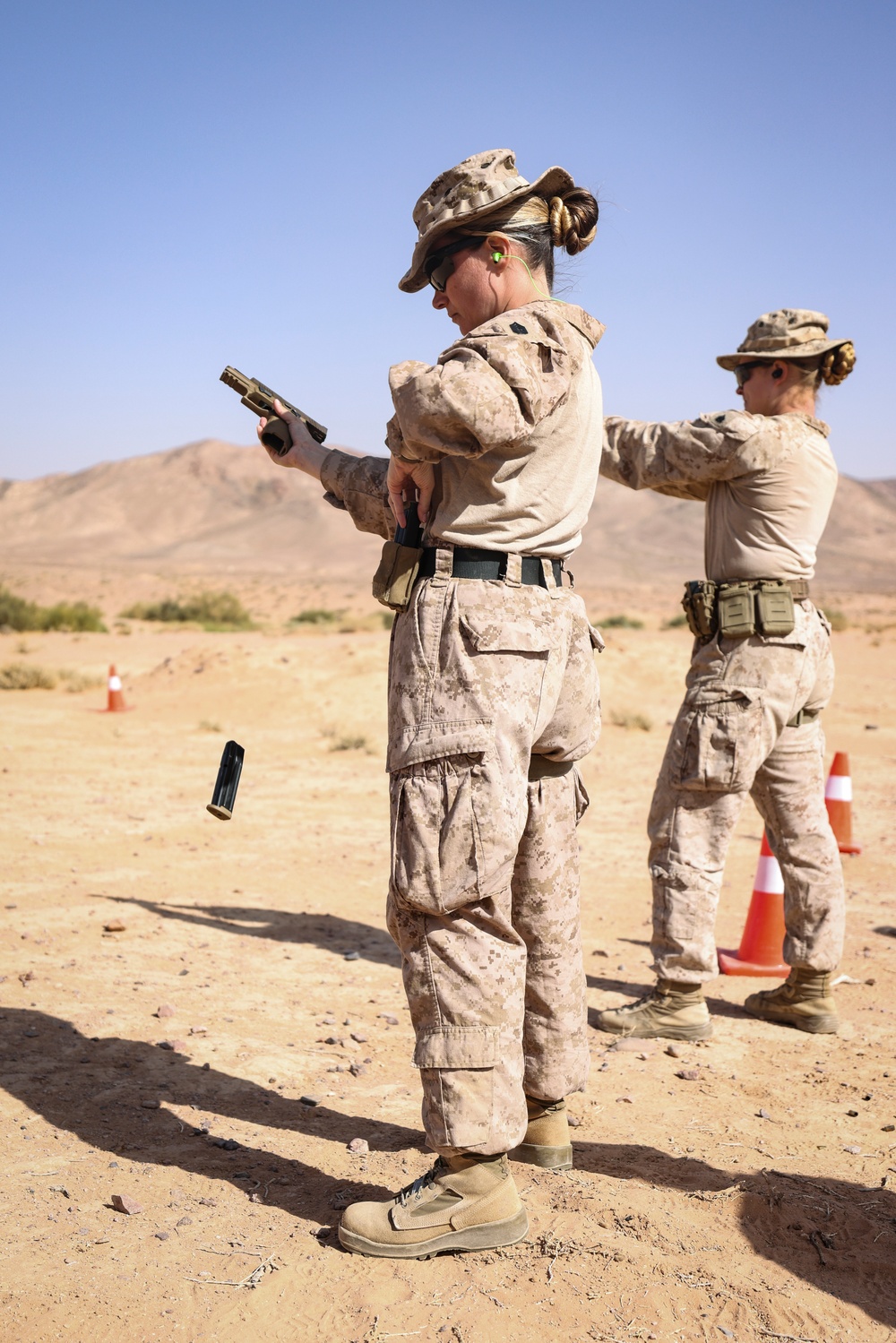 U.S. Marines train for all-female marksmanship SMEE in Jordan