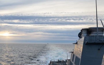 USS Stout Transits the Norwegian Sea