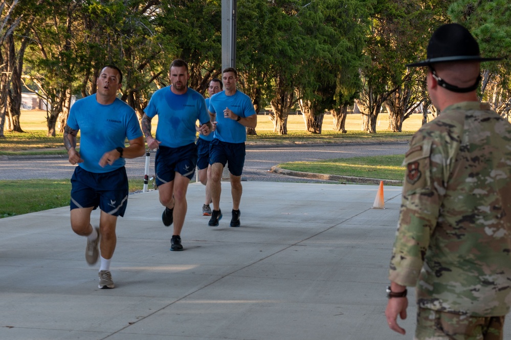 Warrant Officer Training School class 25-01 participates in physical training challenge