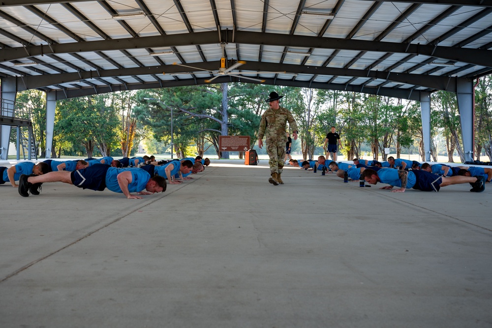 Warrant Officer Training School class 25-01 participates in physical training challenge