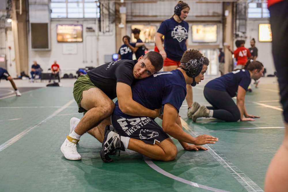 Recruiting Station Frederick Sports Leadership Academy Wrestling Clinic