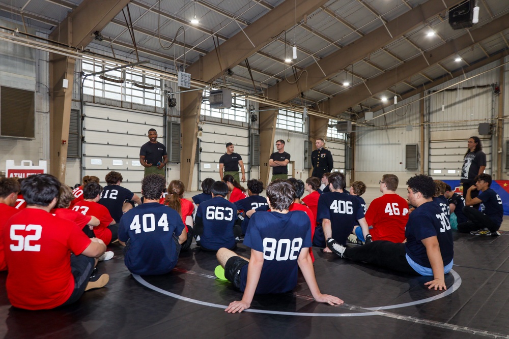 Recruiting Station Frederick Sports Leadership Academy Wrestling Clinic