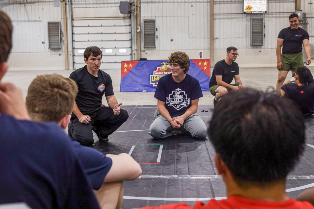 Recruiting Station Frederick Sports Leadership Academy Wrestling Clinic