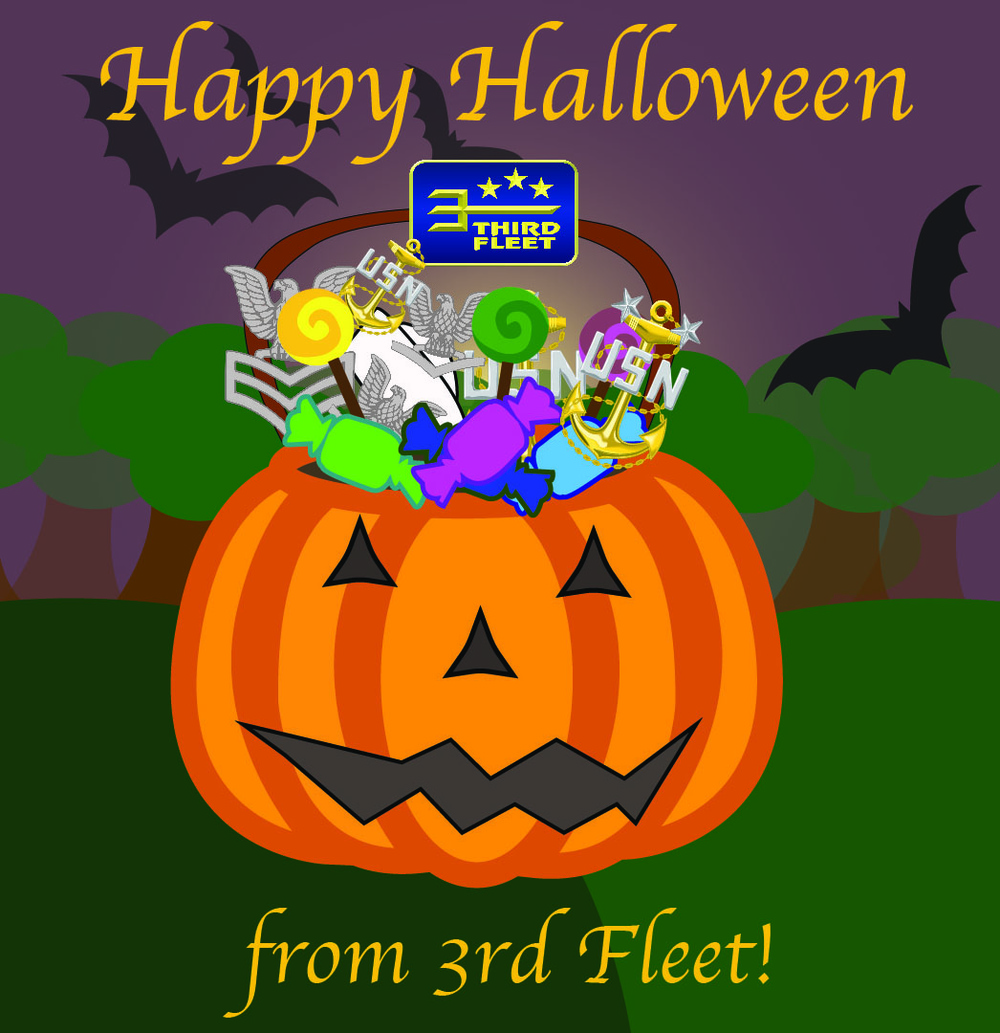 Happy Halloween from Commander, U.S. 3rd Fleet!