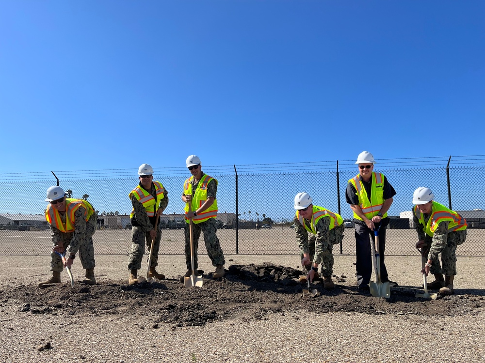 Grounbreaking Ceremony For NBVC Port Hueneme Combat Vehicle Maintenance Facility