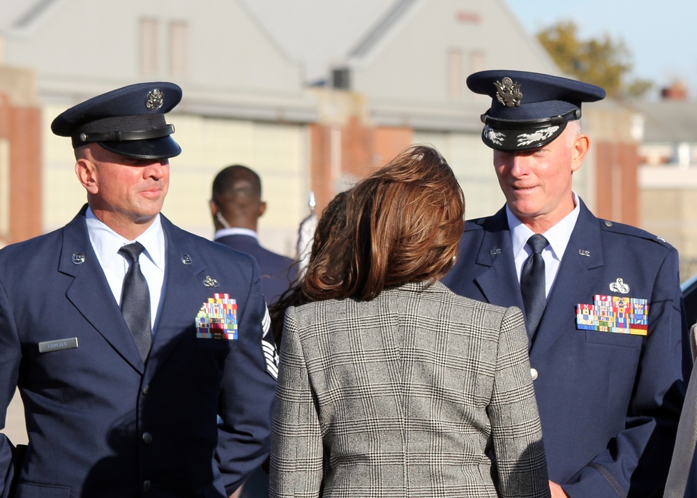 Vice President Kamala Harris Visits Selfridge Air National Guard Base