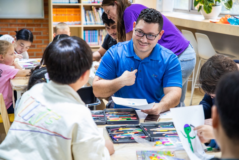 MARFORK Marines visit South Korean child care center