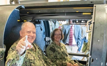 CNO Franchetti and MCPON Honea visit NSWC Panama City Division