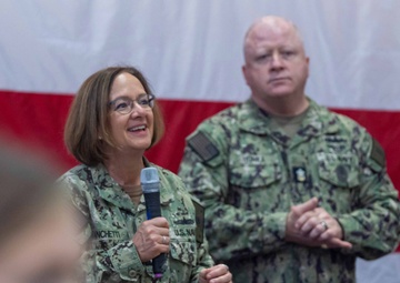 CNO Franchetti and MCPON Honea visit NSWC Panama City Division