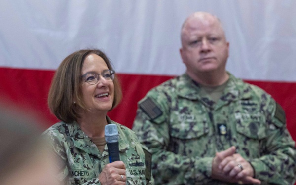 CNO Franchetti and MCPON Honea visit NSWC Panama City Division