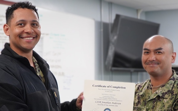 NWS Yorktown ASF academy completion