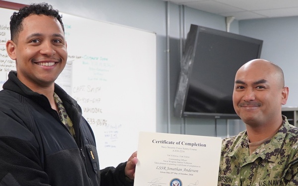 NWS Yorktown ASF academy completion