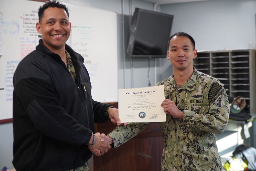 NWS Yorktown ASF academy completion