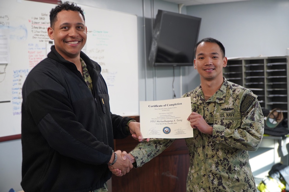 NWS Yorktown ASF academy completion