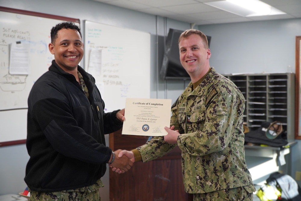NWS Yorktown ASF academy completion