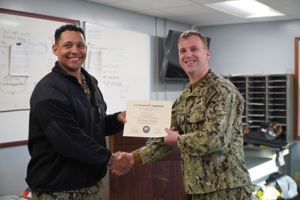 NWS Yorktown ASF academy completion