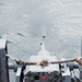 USS Ronald Reagan (CVN 76) fires Mk-38 machine gun