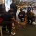 USS America (LHA 6) Visited by the American Red Cross Emotional Support Dogs