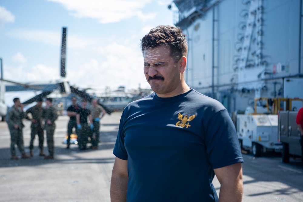 Boxer conducts Non-lethal Weapons Certification