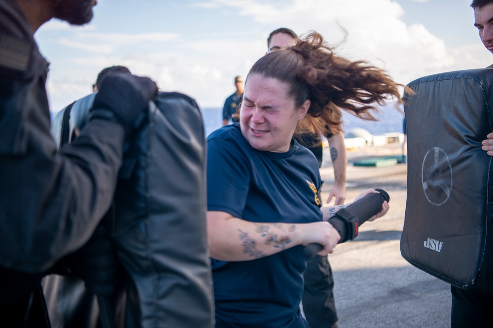 Boxer conducts Non-Lethal Weapon Certification