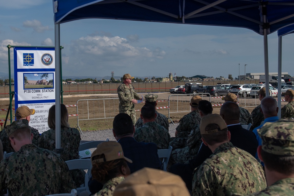 NCTS Sicily Breaks Ground on New Telecommunications Headquarters Building