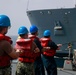 Michael Murphy conducts a replenishment-at-sea