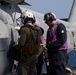 Frank E. Petersen Jr. conducts flight quarters