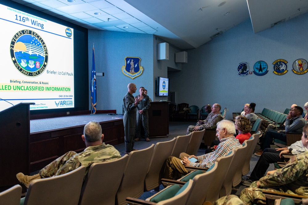 Photo of General Duke Richardson at Robins Air Force Base, Georgia.