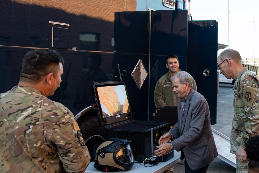 Photo of General Duke Richardson at Robins Air Force Base, Georgia.