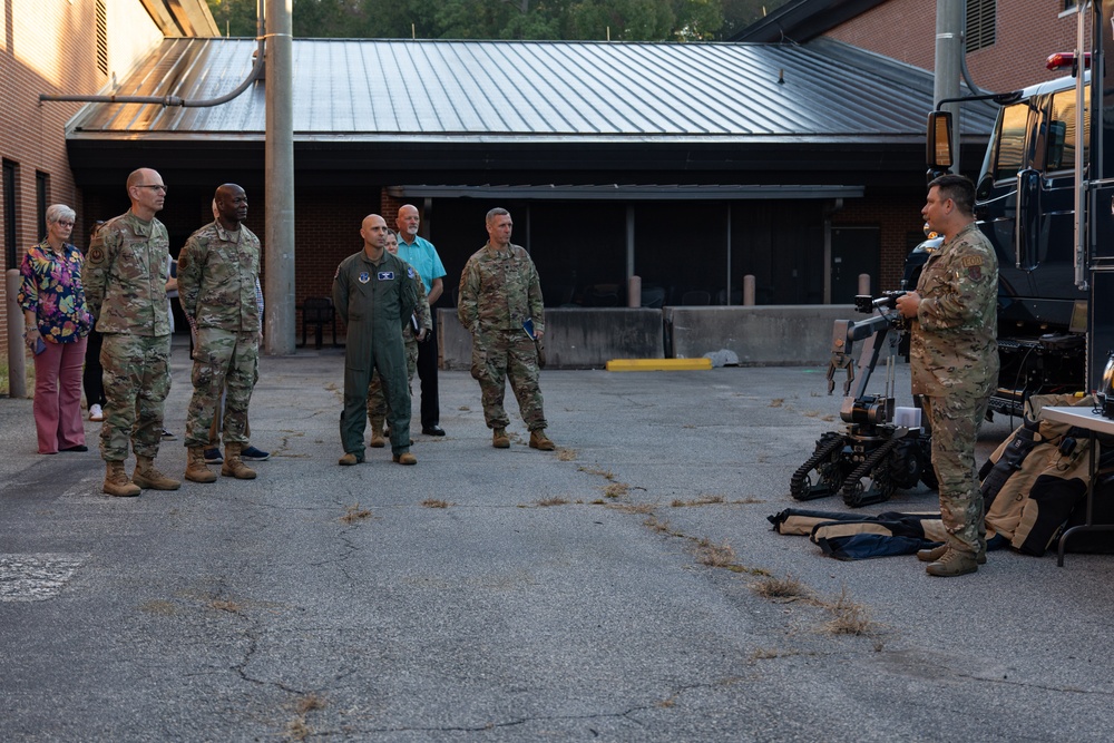 Photo of General Duke Richardson at Robins Air Force Base, Georgia.