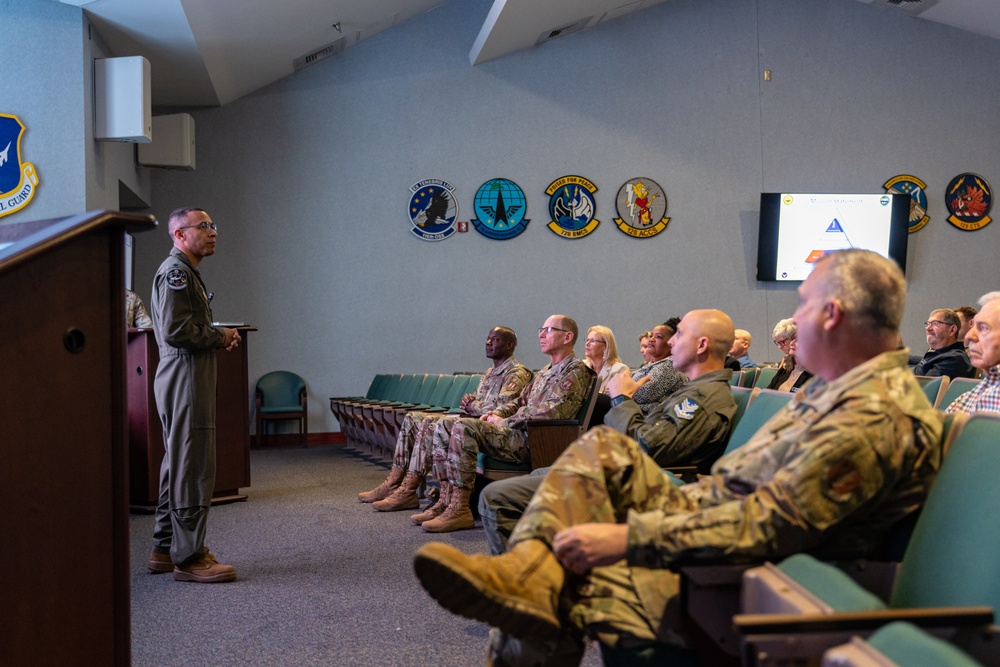 Photo of General Duke Richardson at Robins Air Force Base, Georgia.