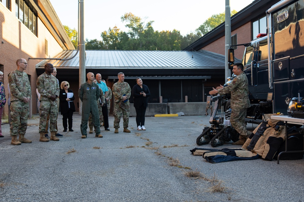 Photo of General Duke Richardson at Robins Air Force Base, Georgia.