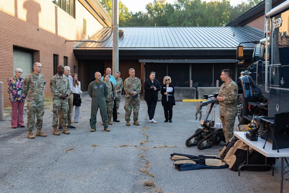 Photo of General Duke Richardson at Robins Air Force Base, Georgia.